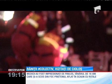 Răniții din Colectiv au fost vizitați de premierul Dacian Cioloș