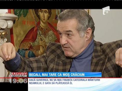 Gigi Becali, cel mai darnic Moș Crăciun de anul acesta