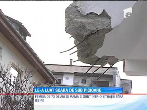 Două bătrâne din Capitală sunt prizoniere la domiciliu