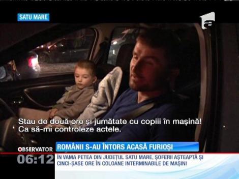 Drumul spre casă al românilor care vin din străinătate se oprește în vămi
