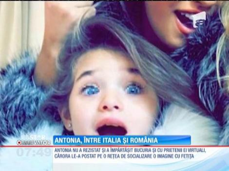 Antonia a plecat în Italia, la fiica sa Maya