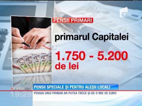 După ce şi-au votat pensii speciale, aleşii au făcut acelaşi lucru şi pentru primari