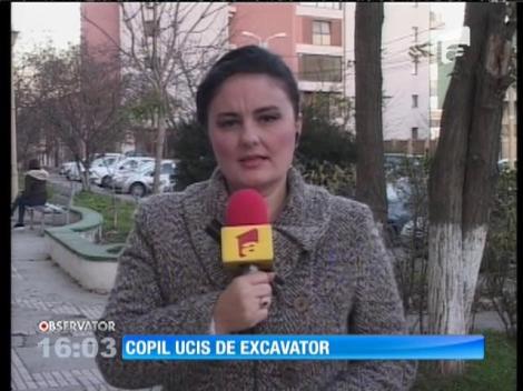 Copil strivit de buldoexcavator, la Techirghiol