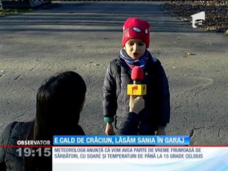Vreme de primăvară în ziua de Crăciun. Temperaturile urcă până la 15 grade celsius