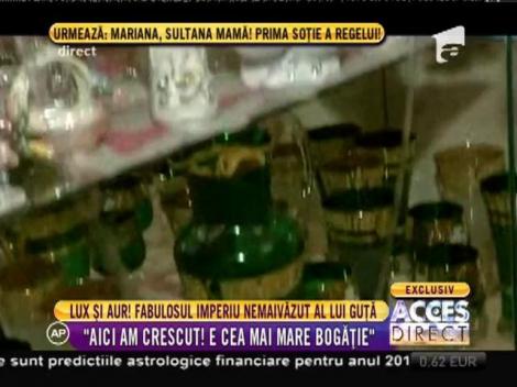 Imagini nemaivăzute din palatul aurit al lui Nicolae Guţă!