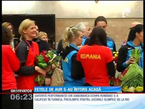 Echipa naţională de handbal feminin a României s-a întors acasă