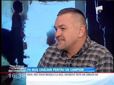 Fii Moș Crăciun pentru un campion! Raul, Jeni şi Leonard Doroftei