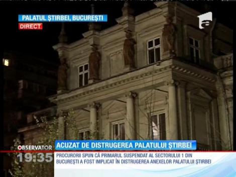Andrei Chiliman este urmărit penal pentru demolarea anexelor Palatului Ştirbei
