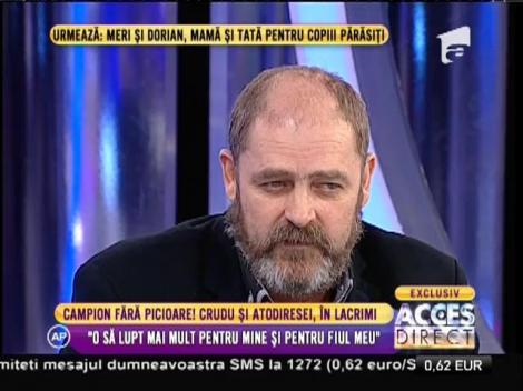 Viorel Turcu, campionul rămas invalid: "După moartea soției am vrut să termin cu viața!"