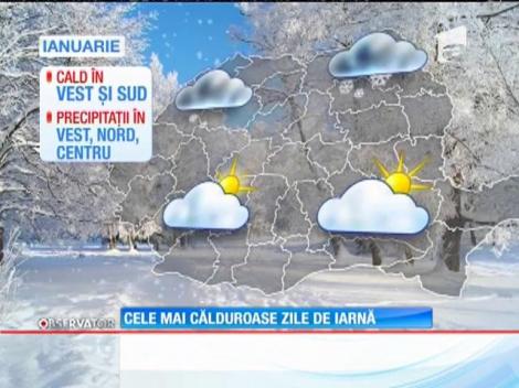 Meteorologii anunţă o iarnă caldă și cu puţine precipitaţii