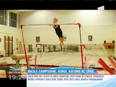 Fii Moş Crăciun pentru un campion! Maria a ales gimnastica pentru a scăpa de sărăcie