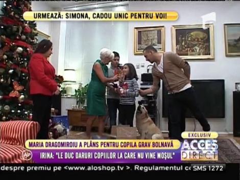 Maria Dragomiroiu a plâns pentru Irina, micuța pictoriță grav bolnavă