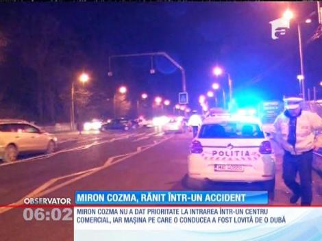 Miron Cozma a fost rănit într-un accident de circulație