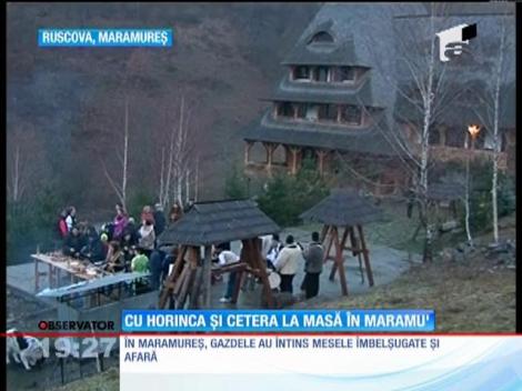 În Maramureş, masa de Crăciun e un adevărat spectacol