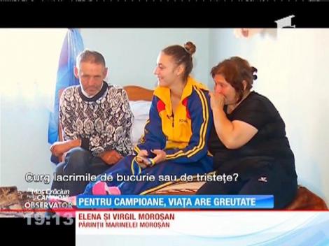 Fii Moş Crăciun pentru un campion! Marinela Moroşanu, gimnasta-halterofilă