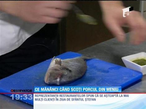 Ce mănânci când scoţi porcul din meniu