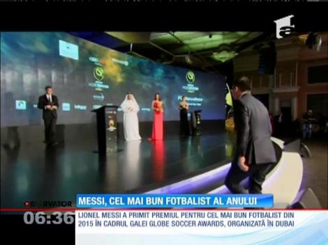 Lionel Messi, desemnat fotbalistul anului 2015