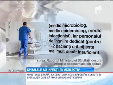 Oficialii din Sănătate au recunoscut că în spitale există focare de infecţie