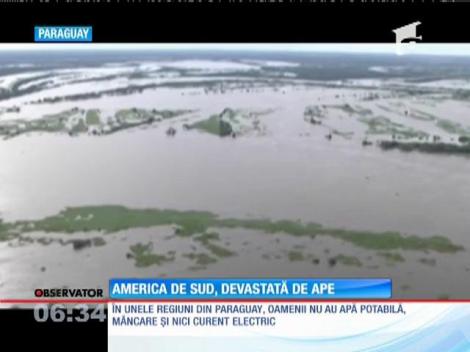 Inundaţii devastatoare in America de Sud