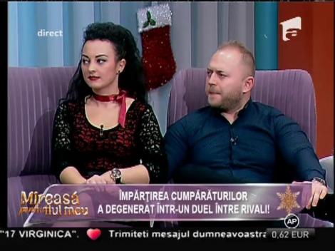 Tensiuni între concurenți la împărțirea cumpărăturilor!