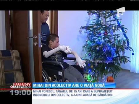 Mihai, adolescentul cu handicap care a fost salvat din infernul din Colectiv, are o viață nouă