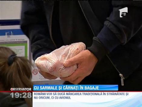 La aeroport, românii sunt nevoiți să renunțe la sarmalele, murăturile sau cârnaţii din bagaje