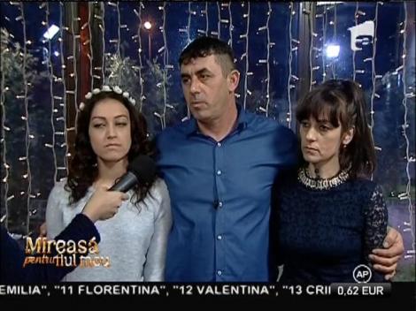 Luiza și Tudor s-au simțit jigniți de atitudinea părinților Florentinei față de ei