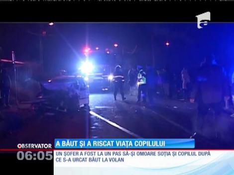 Un şofer a băut și a riscat viața copilului
