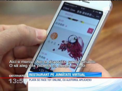 Restaurant pe jumătate virtual