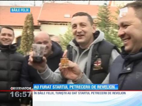 În Băile Felix, turiștii au furat startul petrecerii de Revelion
