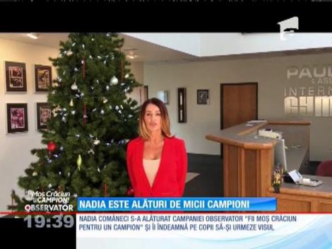 Fii Moş Crăciun pentru un campion! Nadia Comăneci alături de micii campioni