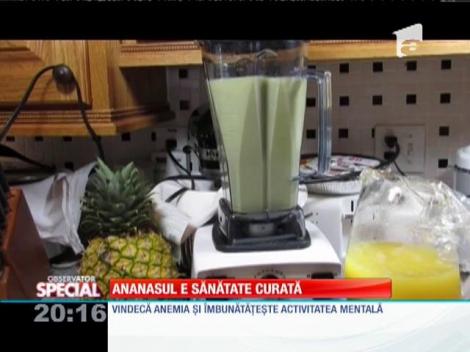 Special! Sucul de ananas este adevăratul inamic al răcelii