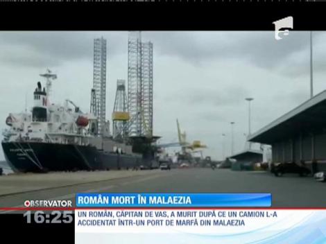Căpitan de vas român mort într-un port din Malaezia