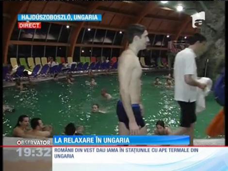 Românii din vest, relaxare în staţiunile cu ape termale din Ungaria