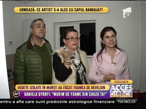 Vedete izolate în munți. Au făcut foamea de Revelion!