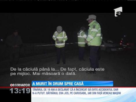 Sfârşit tragic. A murit în drum spre casă