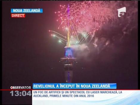 Revelionul a început în Noua Zeelandă