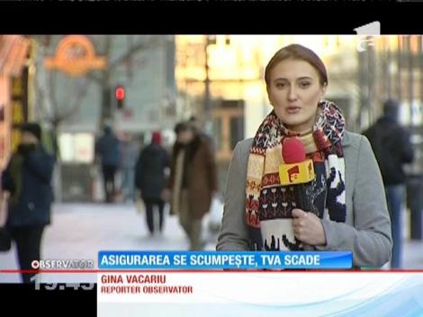 Asigurarea se scumpește, TVA scade