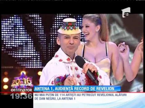 Antena 1, audiență record de Revelion
