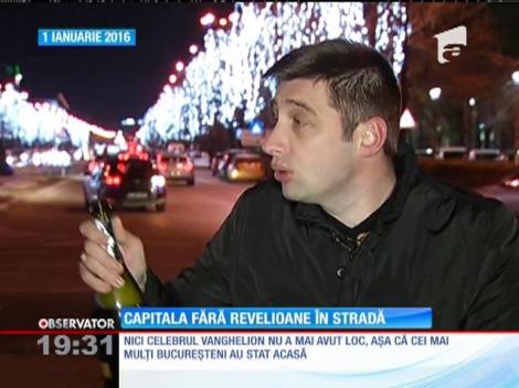 Capitala fără revelioane în stradă