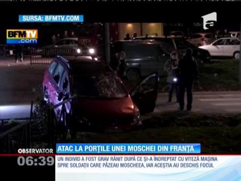 Atac la porțile unei moschei din Franța