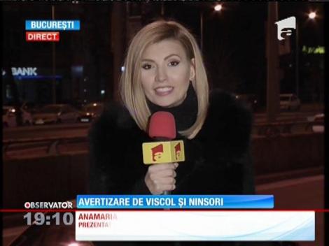 Avertizare de viscol și ninsori