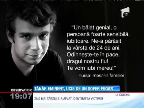 Un tânăr eminent, student în Anglia, a murit într-un accident rutier