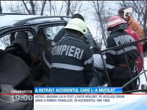 Neluţu Trandafir, fost concurent X Factor, a trecut pe lângă moarte din nou! A scăpat ca prin minune dintr-un accident cumplit