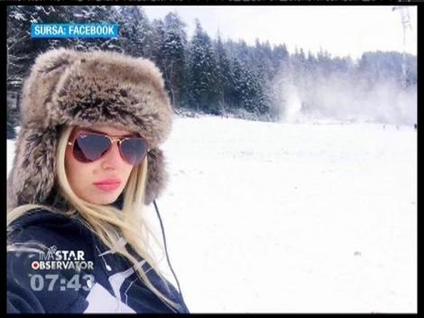 Andreea Bănică nu se poate bucura de zăpadă