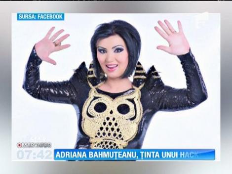 Adriana Bahmuţeanu, ținta unui hacker pe Facebook
