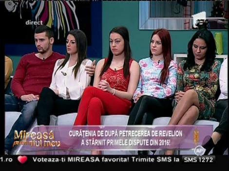 Curățenia de după petrecerea de Revelion, motiv de dispută între concurenţi!