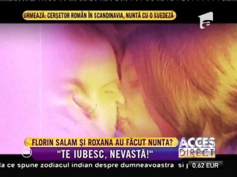 Florin Salam s-a căsătorit în SUA cu Roxana Dobre