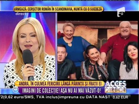Andra a muncit de Revelion, însă Crăciunul l-a petrecut în familie