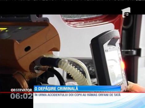 Un accident foarte grav a lasat doi copii fără tată, în Bistrița Năsăud